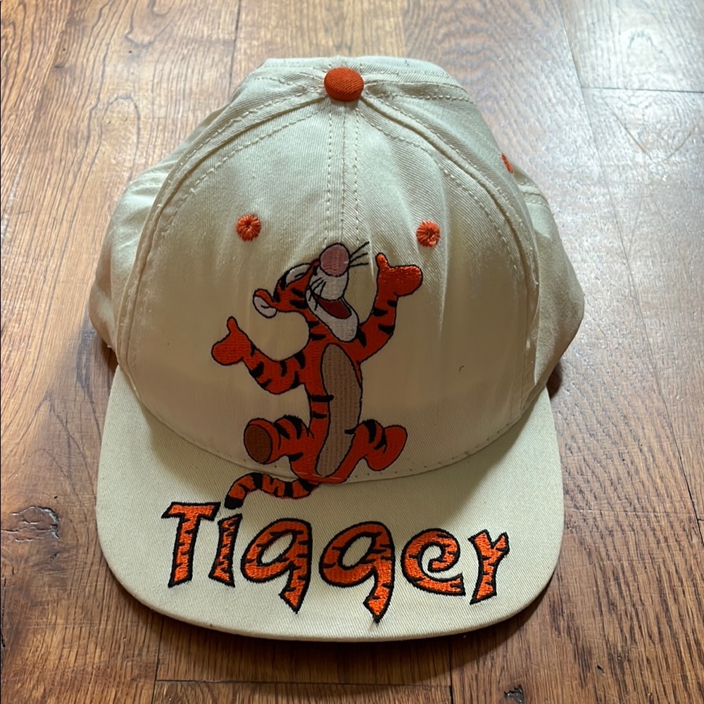 Vintage Tigger Cream and Orange Cap